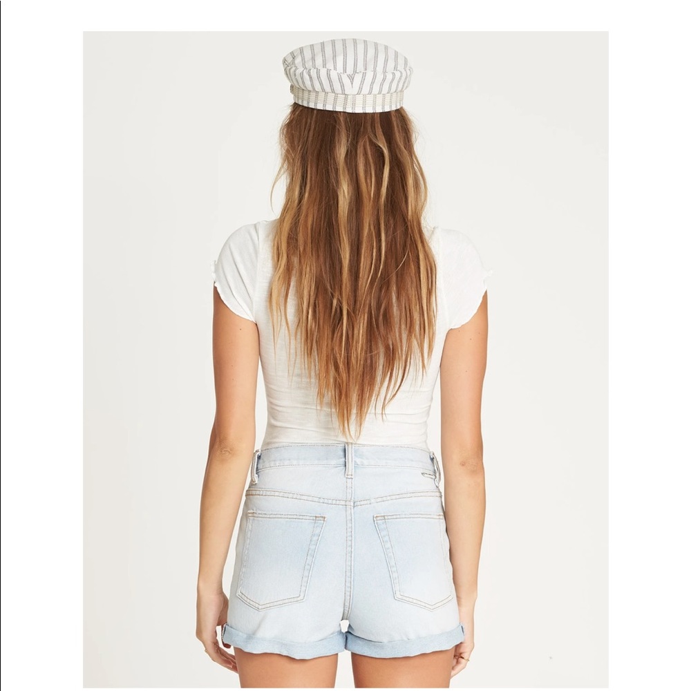 🌴 billabong button front high tide denim shorts - Picture 2 of 3